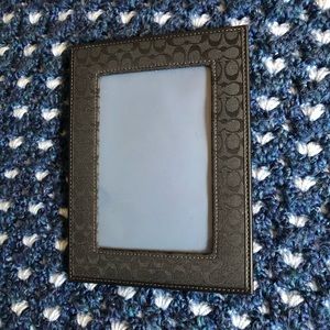 Coach pattern picture frame
